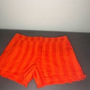 Red/Orange Woven Women’s Shorts